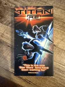 TITAN AE (VHS, 2000) Animated Movie ANIME Drew Barrymore Matt Damon OOP - Picture 1 of 3