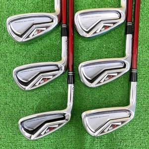 Lefty TaylorMade R9 Iron Set 6pcs 5-PW Motore 60 Flex S Left-Handed - Picture 1 of 9