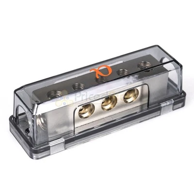 1/0 Gauge Distribution Block Three 4 Ga Outputs 12V Alphasonik ADB20-34 - Image 1 of 4