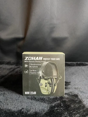 ZOHAN EM054 Disparo Electrónico Protección para los Oídos Manguitos Amplificación de Sonido NRR22dB Foto 1 de 3