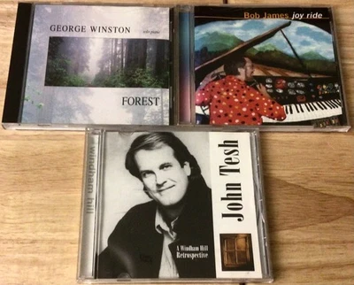 Easy Listening Lot of 3 CDs, Bob James, George Winston, John Tesh Foto 1 de 2