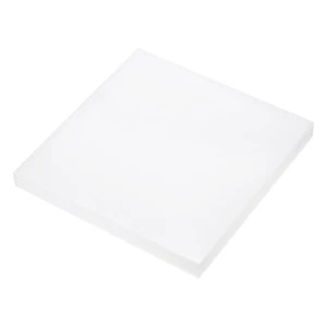 6 x 6 x 3/4 Inch Plastic UHMW Sheets, Opaque White Polyethylene Board DIY - Imagen 1 de 5