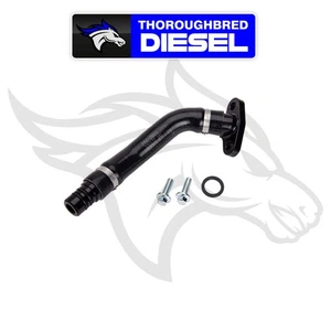 Fleece Turbo Drain Tube Kit for VGT Turbochargers - 07-18 Dodge Cummins 6.7L - Picture 1 of 1