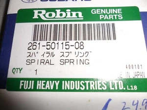 Subaru Robin rewind Spring 261-50115-08 New - Picture 1 of 3