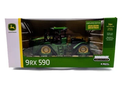 1/32 John Deere 9RX 590 Tractor 2022 Drivetrain Employee Edition Ertl - Image 1 of 3