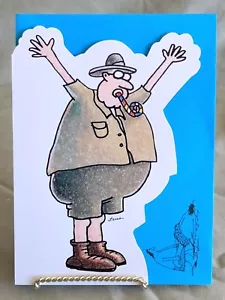 Tarjeta de felicitación vintage The Far Side de Gary Larson "Birthdays Blow" - Imagen 1 de 6