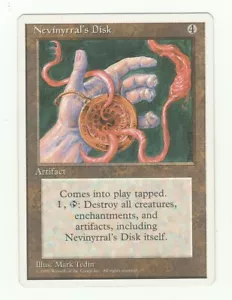 1x Nevinyrral's Disk EX 4th Edition Mtg Magic 1x x1 - Picture 1 of 2