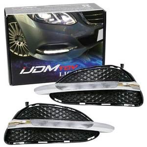 Direct Fit 10W LED Daytime Running Lights For 13-15 Mercedes E350 Regular Bumper - Bild 1 von 11
