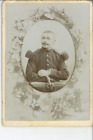 France, Châteauneuf, Portrait d'un officier Vintage citrate print. Carte ca