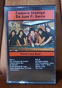 Conjunto Madrigal De June Garcia - Canté Lloré Grité Cassette VG Condition!!! - Picture 1 of 5