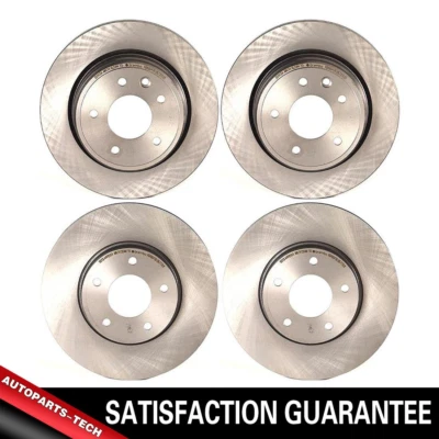 Compatível com 1997 1998 Jaguar XK8 dianteiro + traseiro revestido rotores de freio Brembo Premium OE - Imagem 1 de 4