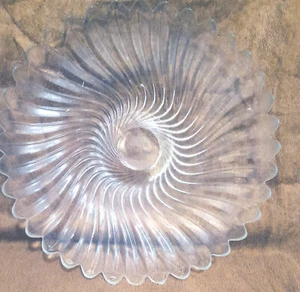 dekorative runde Glasschale - Bild 1 von 1