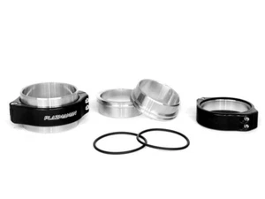 Juego de lámparas de plaza Plazmaman 2,5 pulgadas 63 mm mangas de soldadura de aluminio abrazadera negra - Imagen 1 de 2