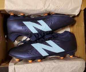 New Balance Tekela Magique FG V4+ Blue Mens Lace Up Soccer Cleats ST3FN45 - Picture 1 of 6