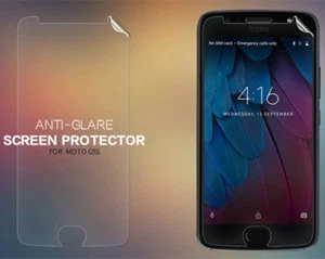 Matte Anti-Glare Plastic Screen Protector For Motorola Moto G5S - Picture 1 of 4