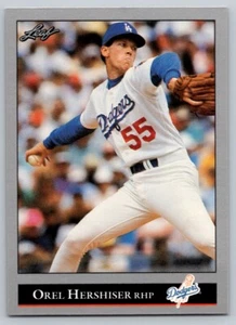 1992 Leaf #81 Orel Hershiser - Picture 1 of 2