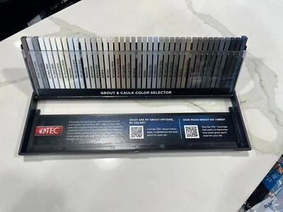 TEC Grout and Caulk 40 KIT MUESTRA COLOR ESTUCHE H.B. Fuller - Nuevo Foto 1 de 4