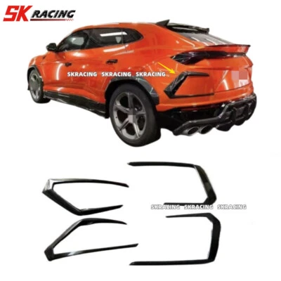 Cubierta de ventilación del parachoques delantero trasero de fibra de carbono para Lamborghini Urus 2018-2021 Foto 1 de 4