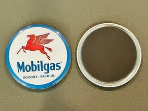 Mobilgas Fridge Magnet 2 1/4” ToolBox Magnet - Picture 1 of 1