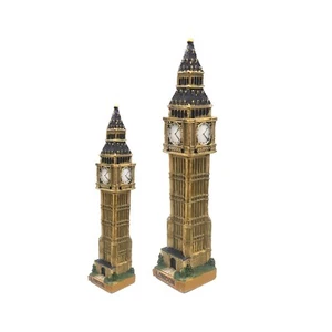 Big Ben Uhr Figur handbemalt London Landmark Souvenir Sammlerstück Geschenk - Bild 1 von 1