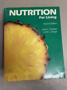 Nutrition for Living by Janet Greger and Janet L. Christian Second Edition - Imagen 1 de 3