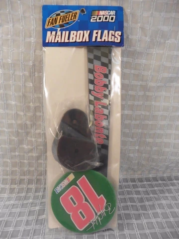 BOBBY LABONTE #18 Nascar Mailbox Flag NEW by Fan Fueler FREE SHIPPING Cover