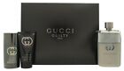GUCCI GUILTY POUR HOMME GIFT SET 90ML EDT SPRAY + 75ML DEO STICK + 50ML S/G. NEW