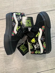 Vans Sneakers Boy's Toddler 5 New Sk8-Mid Trippy Drip Glow Casual Active Shoes - Picture 1 of 6