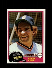 1981 STEVE KEMP OPC #152 O-PEE-CHEE TIGERS GRAY BACK *G3081