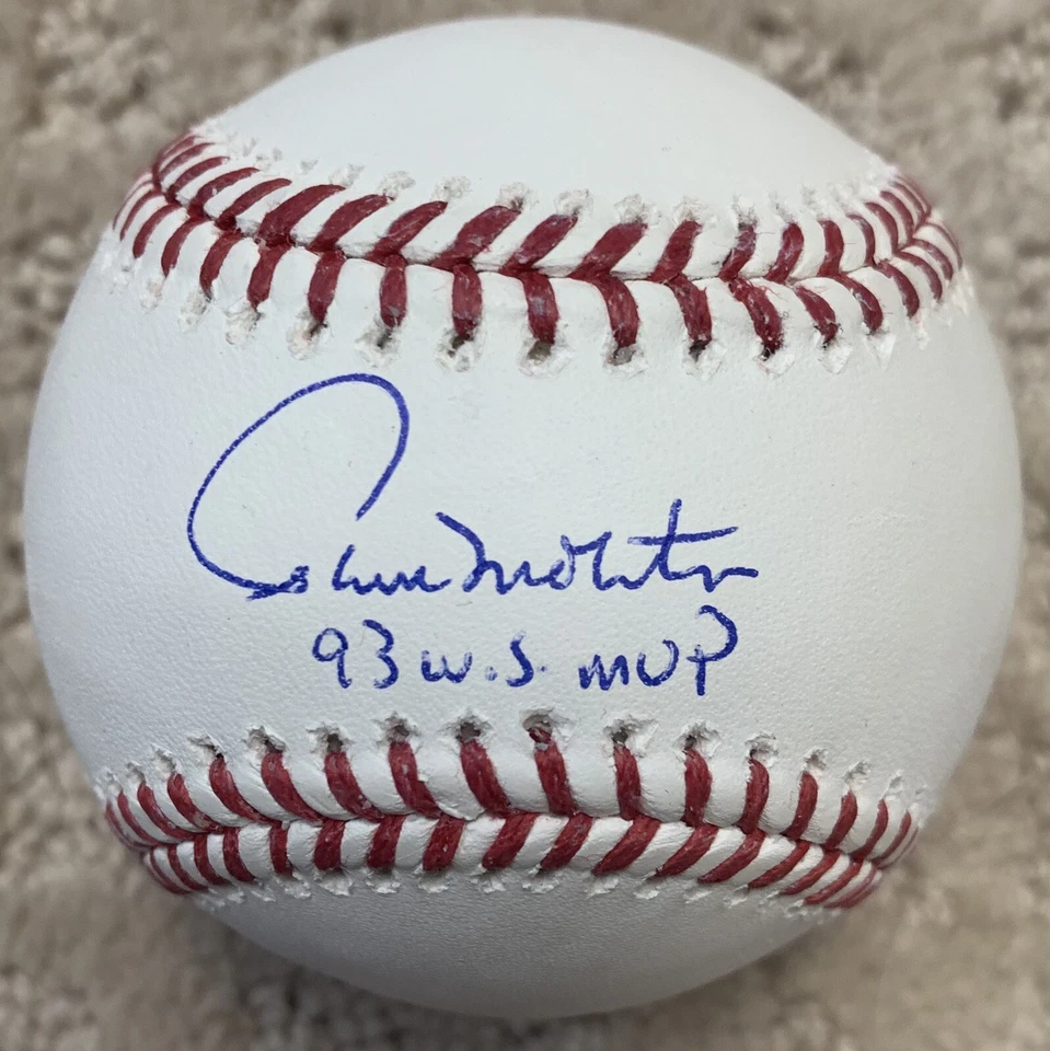Paul Molitor "93 WS MVP” Brewers/Twins/Jays Autographed MLB Baseball JSA Witness - Image 1 of 1