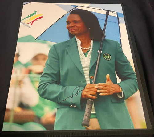CONDOLEEZZA RICE AUTOGRAPHED 11X14 PHOTO W/COA | eBay