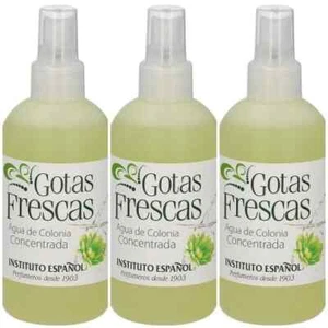 3 X 250 ml - SPANISH GOTAS FRESCAS COLOGNE AGUA DE COLONIA by INSTITUTO ESPAÑOL - Picture 1 of 1