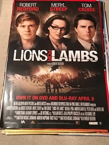 LIONS FOR LAMBS-ROBERT REDFORD-MERYL STREEP-CRUISE - POSTER - 27 X 40 INCHES B1 - Picture 1 of 1