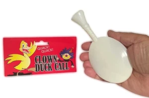 Vintage CLOWN DUCK CALL Funny Loud Squeaker Sound Joke Noisemaker Magic Gag Prop - Picture 1 of 15