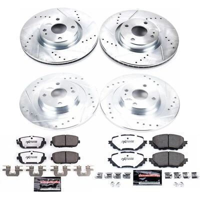PowerStop Disc Brake Kit - Front and Rear - Fits Fiat 124 Spider 2017-2020, Mazd - Image 1 of 4