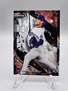2024 Yoshinobu Yamamoto Topps Finest Uncommon Checkerboard RC #150 LA Dodgers - Picture 1 of 2