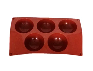 Zum Selbermachen 2 Silikon Badebombe Formen 3,5 Zoll quer Handwerk Seifenherstellung - Bild 1 von 14