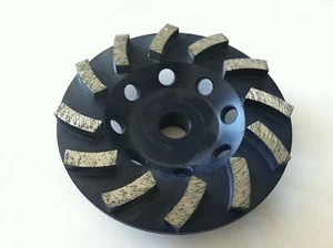 4" Turbo Diamond Cup Wheels with 5/8-11 Thread - Imagen 1 de 2