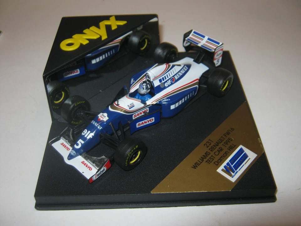 1:43 Williams Renault FW16 (D) . Hill Testcar 1995 Onyx 231 Conf. Orig. - Immagine 1 di 1