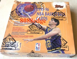 1995-96 TOPPS SERIES 1 NBA BASKETBALL JUMBO BOX: MICHAEL JORDAN MYSTERY FINEST ? - Picture 1 of 4