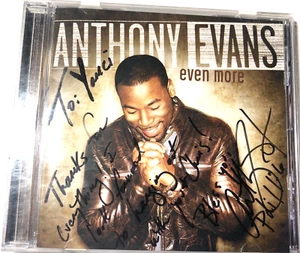 Anthony Evans - Even More (CD 2004) Christian Gospel Signed Autographed - Picture 1 of 5