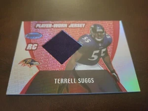 2003 Terrell Suggs Game Used jersey rookie card 29/50 Near Mint Ravens - Picture 1 of 7