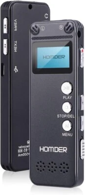 Digital Voice Recorder Homder USB Professional Dictaphone Recorder - Image 1 of 4