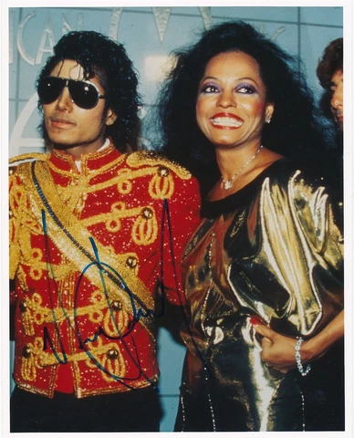 Michael Jackson- Signed Color Photograph Cover