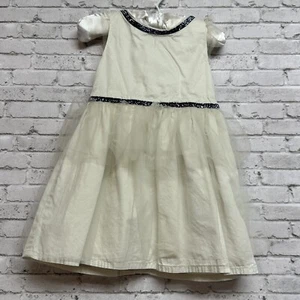 Abito Carter's bianco/avorio tulle taglia 18 M dettaglio scintillante foderato vacanza - Foto 1 di 9