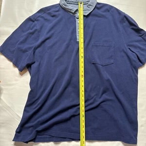 Herren XXL Kurzarm Polo Navy 2XL Merona - Bild 1 von 12