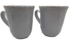 Coffee Mug  Set Of 2 Mugs 10 Strawberry Street  Oxford White
