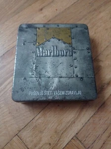 Estuche de cigarrillos MARLBORO caja de hojalata croata edición limitada - Imagen 1 de 3