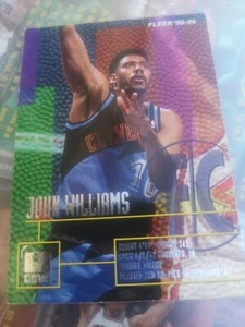 Carte Collection Nba Fleer 1995 1996 Cleveland Cavs #32 John Williams - Imagen 1 de 2