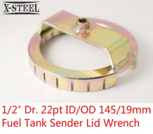1/2" Dr. 22pt ID/OD 145/190mm Fuel Tank Sender Lid Wrench Mercedes Toyota Hilux - Picture 1 of 3
